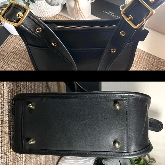 ❤️SOLD❤️Vintage Coach Navy Legacy Zip 9966 - Picture 9 of 11